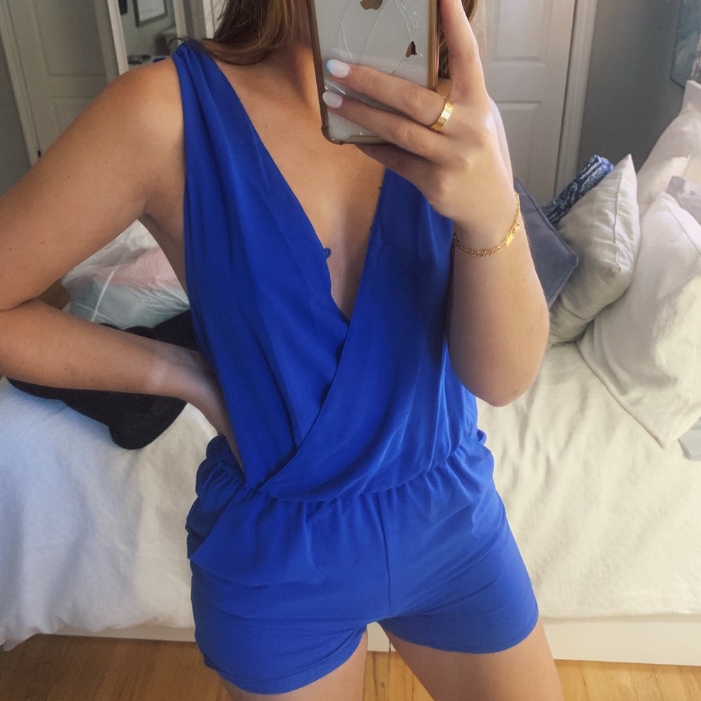 Royal Blue Romper